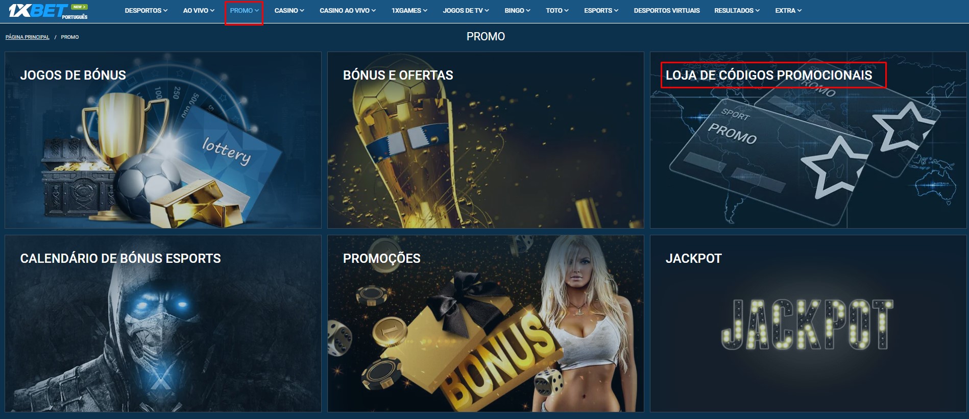 Codigo promocional 1xBet